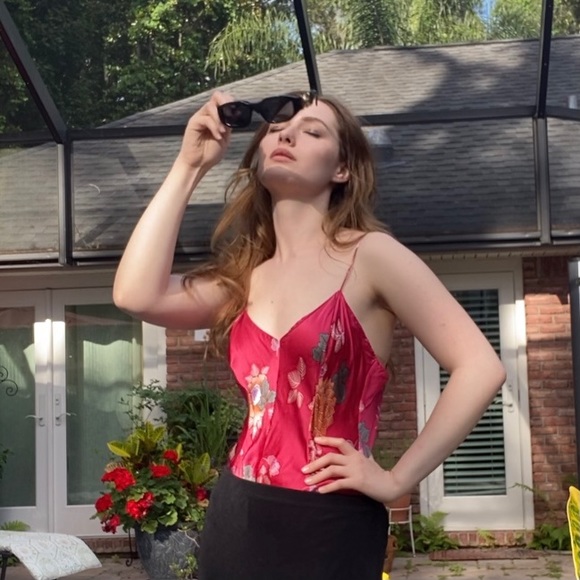 Y2K/2000s Victoria’s Secret 100% Silk Teddy - Picture 2 of 7